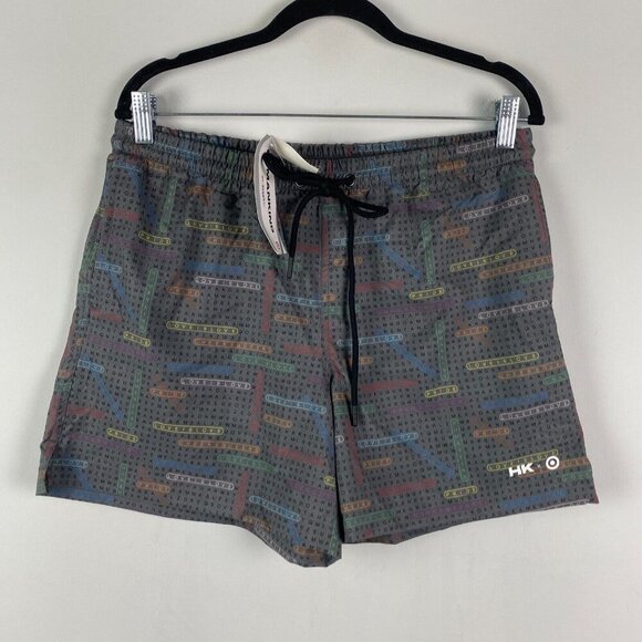 Humankind x Target Swim Shorts Trunks Unisex Size Large LGBTQ Pride Crossword - Picture 1 of 9